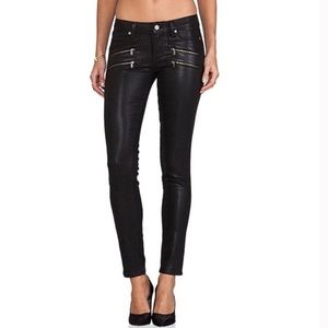 Paige Denim Edgemont Ultra Skinny in Black Silk 24